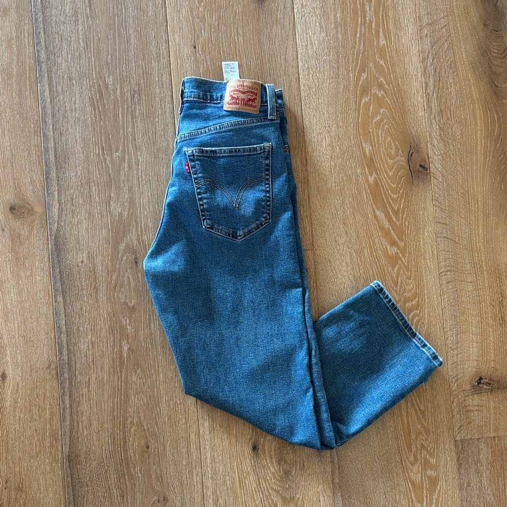 Levi's Womens Classic Ribcage straight ankle jeans